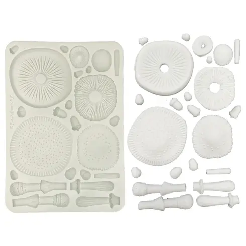 Stamperia Whispering Woods Mushrooms 3D Silicon Mould muotti