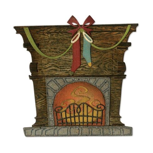 Tim Holtz Thinlits stanssi FIRESIDE
