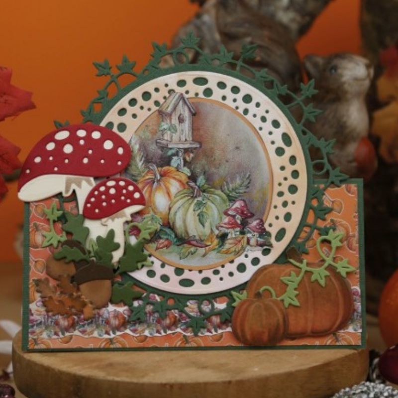 Yvonne Creations stanssi – AUTUMN MUSHROOMS - Image 2