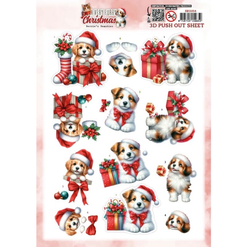Berrie’s Beauties 3D-arkki – A Very Furry Christmas Puppy