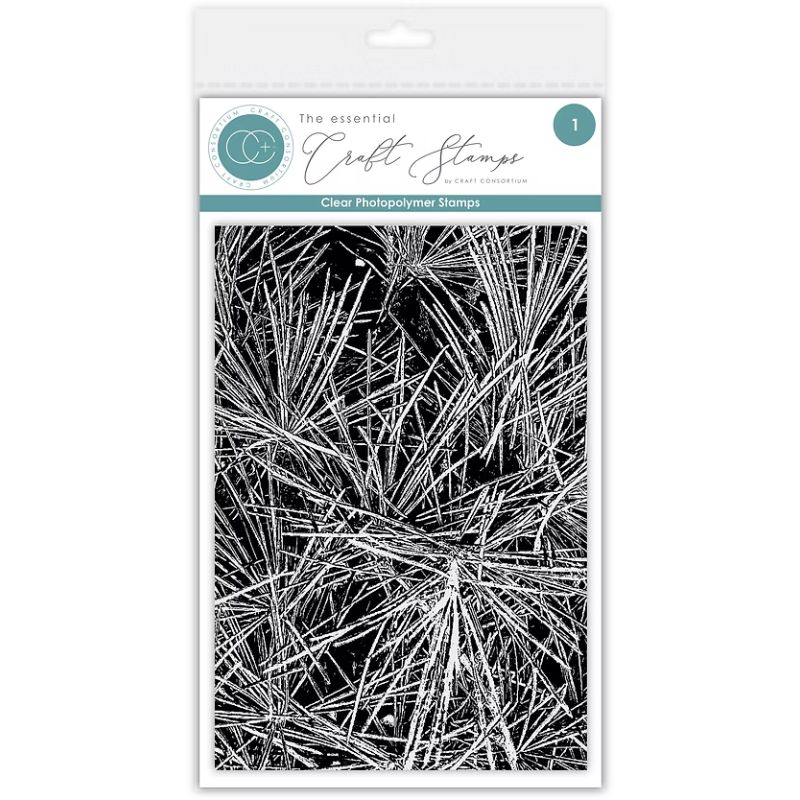 Craft Consortium Clear Stamps – Pine Needles leimasin