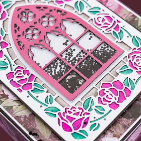 Crafters Companion stanssi – WINDOW OF BLOOMS 3