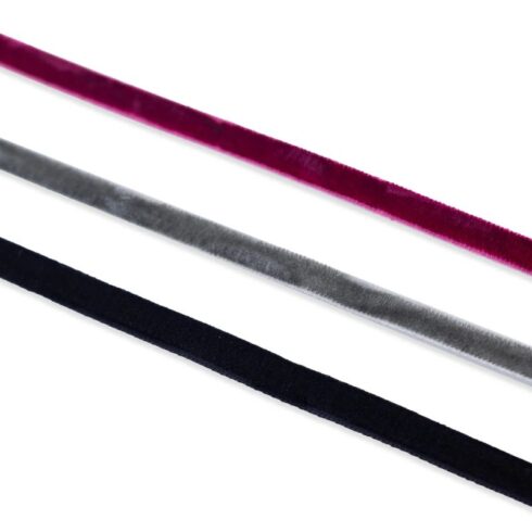 Crafters Companion – Velet Ribbon samettinauhat 1m 6mm 3 kpl 1