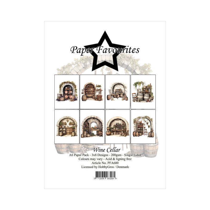 Paper Favourites – Wine Cellar paperilajitelma A6