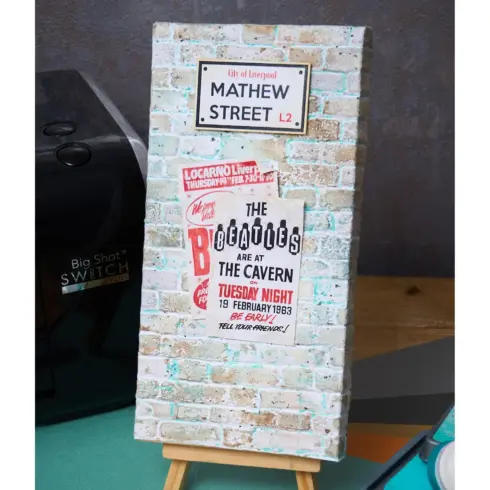 Sizzix Tim Holtz 3D kohokuviointikansio Texture Fades – BRICKWORK A52