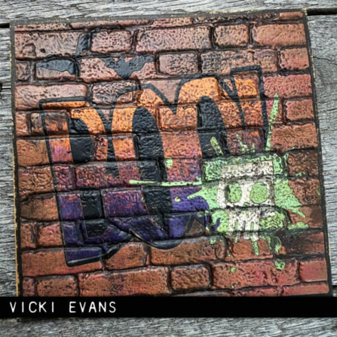 Sizzix Tim Holtz 3D kohokuviointikansio Texture Fades – BRICKWORK A55