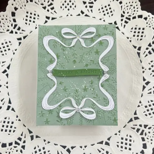 Spellbinders 3D kohokuviointikansio STARS AND FRONDS FRAME3