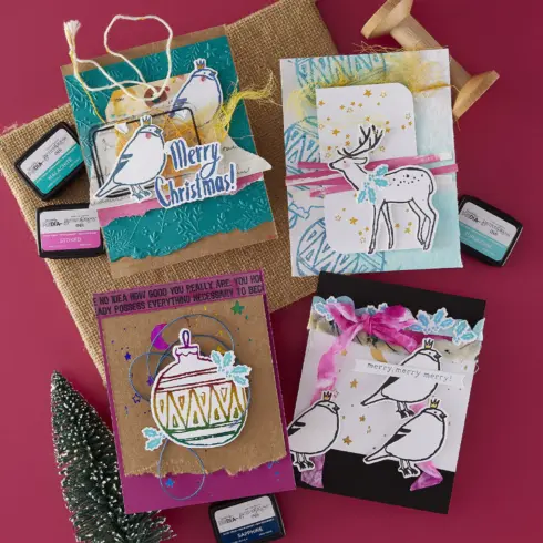 Spellbinders 3D kohokuviointikansio – STARS AND FRONDS FRAME3