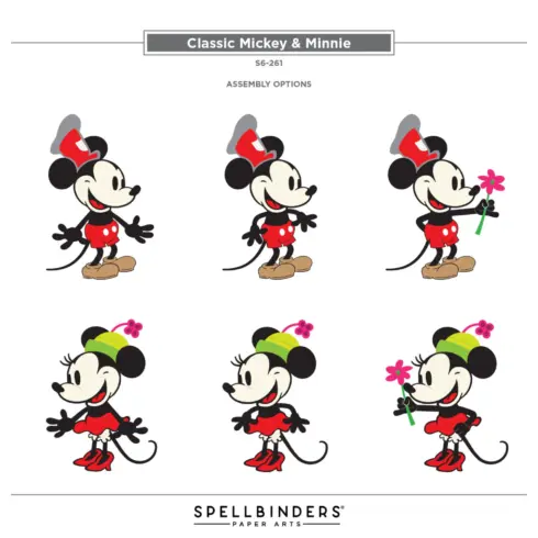 Spellbinders stanssi – CLASSIC MOUSE STEAMBOAT WILLIE DUO2
