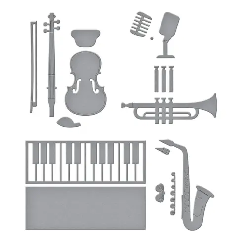 Spellbinders stanssi – MINI MUSICAL INSTRUMENTS8