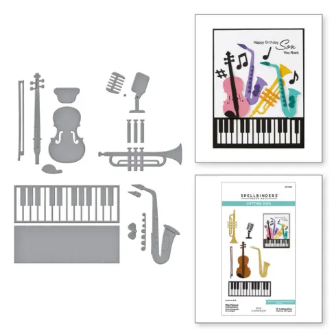 Spellbinders stanssi – MINI MUSICAL INSTRUMENTS9