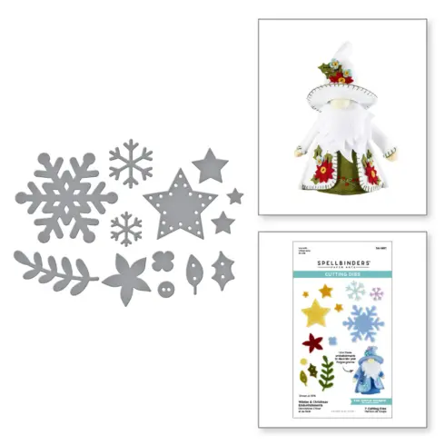 Spellbinders stanssi – WINTER CHRISTMAS EMBELLISHMENTS3