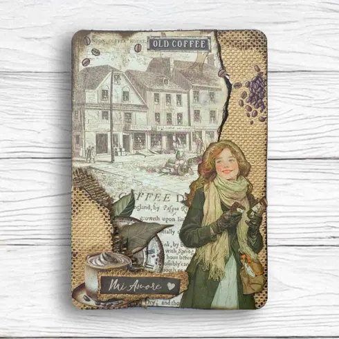 Stamperia Coffee and Chocolate Junk Journal Stickers Backgrounds Cut Outs3