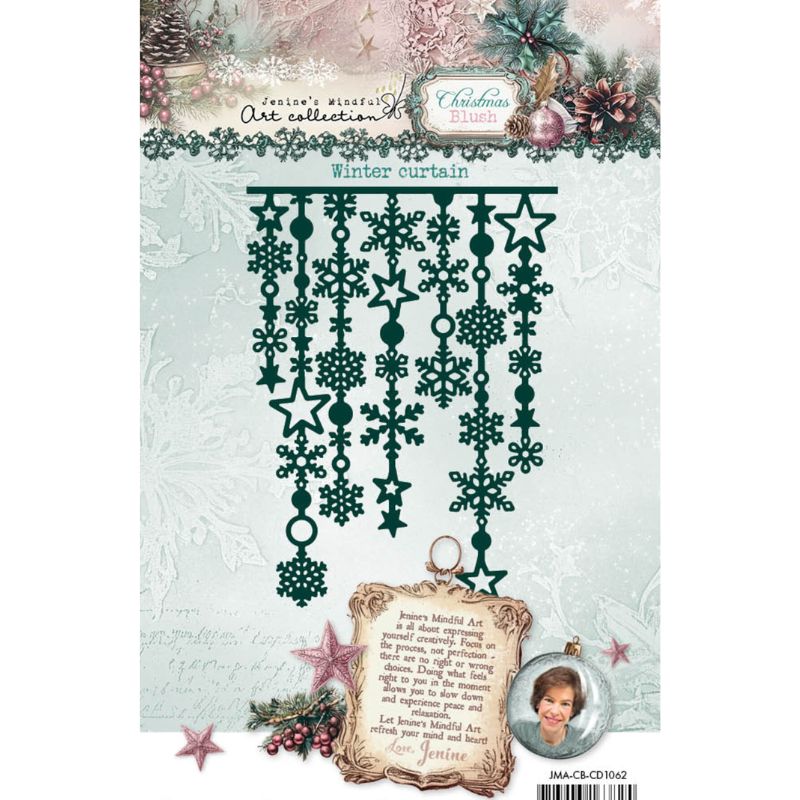 Studio Light Christmas Blush stanssi – WINTER CURTAIN - Image 4