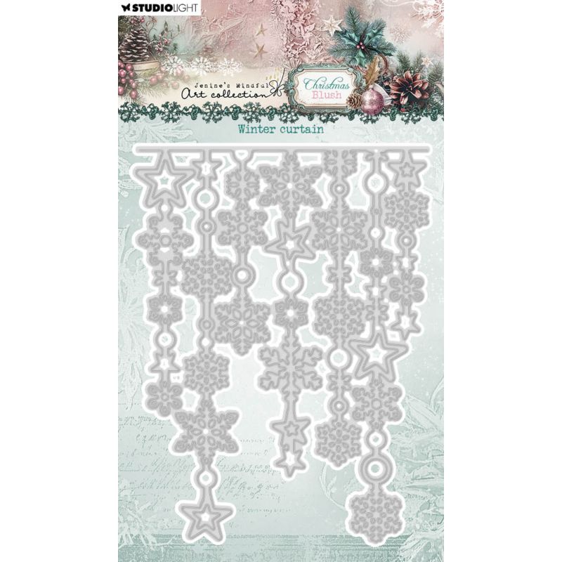 Studio Light Christmas Blush stanssi – WINTER CURTAIN