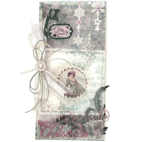 Studio Light kalvo – Printed Acetate Sheets Christmas Blush Vintage 6kpl 3