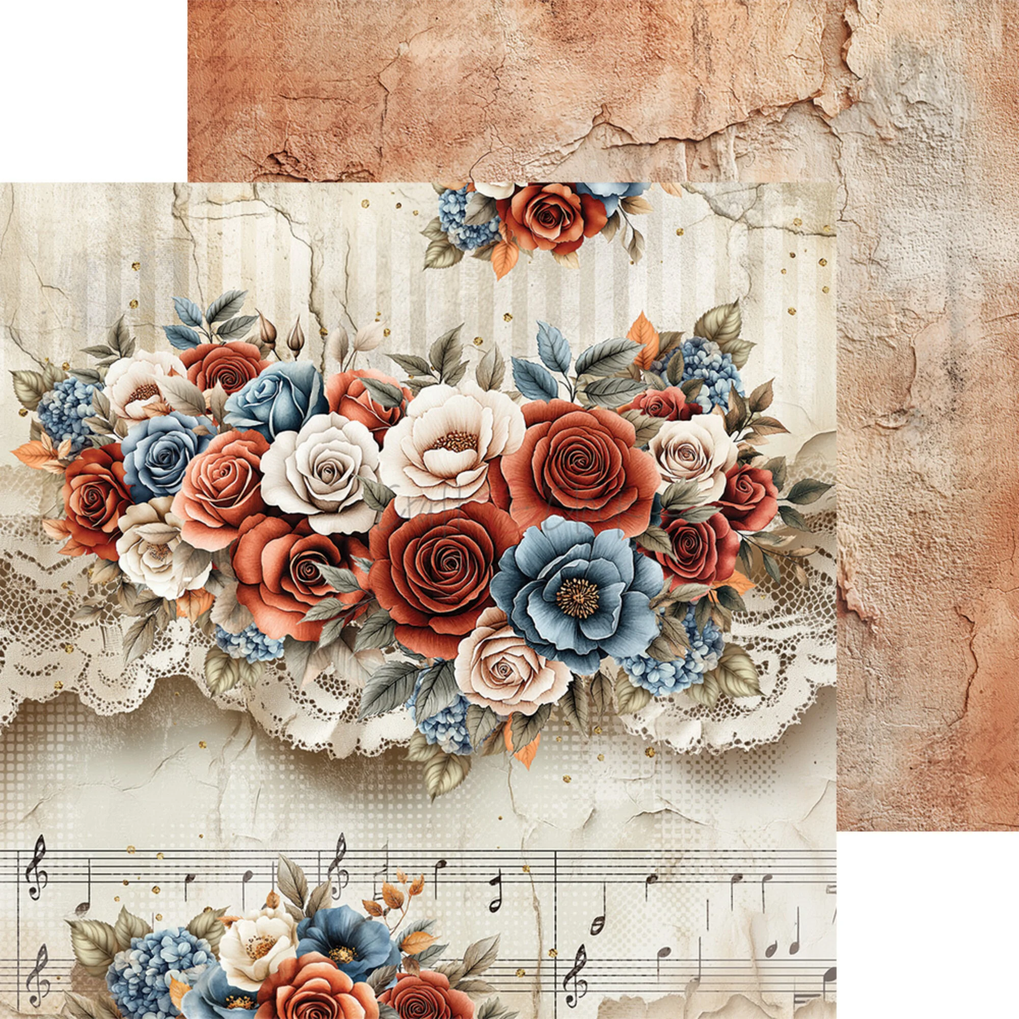 Craft O'Clock – Timeless Grace paperilajitelma 30 x 30 cm - Image 6