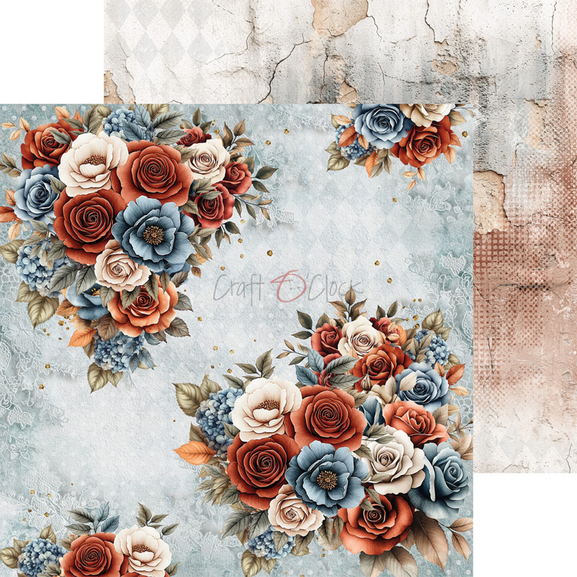 Craft O'Clock – Timeless Grace paperilajitelma 30 x 30 cm - Image 7