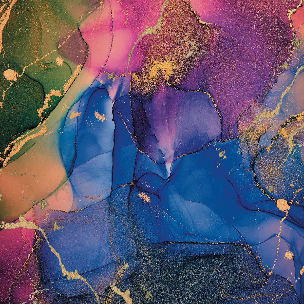 Crafter's Companion Foiled Paper – Amethyst paperilehtiö (kultafoilaus) 30 x 30 cm - Image 6