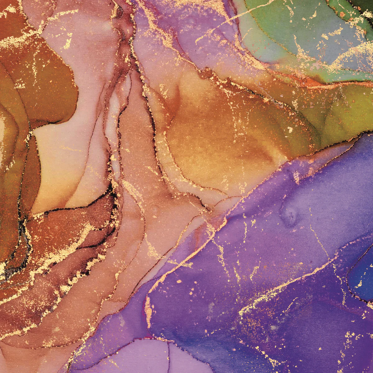 Crafter's Companion Foiled Paper – Amethyst paperilehtiö (kultafoilaus) 30 x 30 cm - Image 11