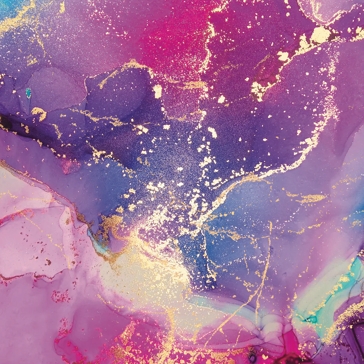 Crafter's Companion Foiled Paper – Amethyst paperilehtiö (kultafoilaus) 30 x 30 cm - Image 9