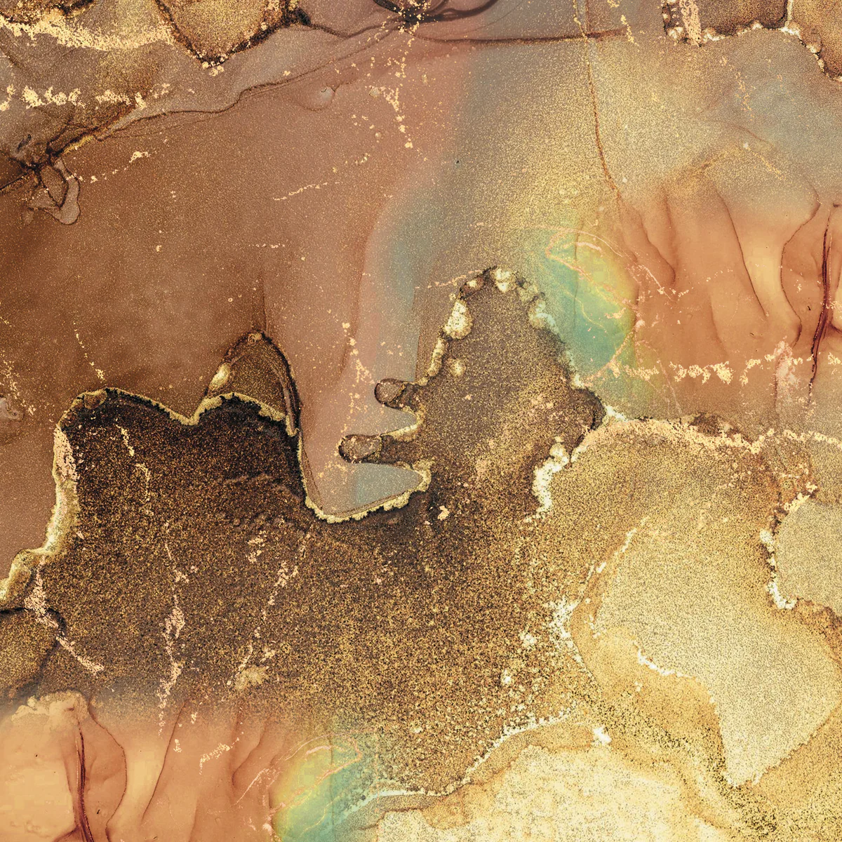 Crafter's Companion Foiled Paper – Imperial Topaz paperilehtiö (kultafoilaus) 30 x 30 cm - Image 12