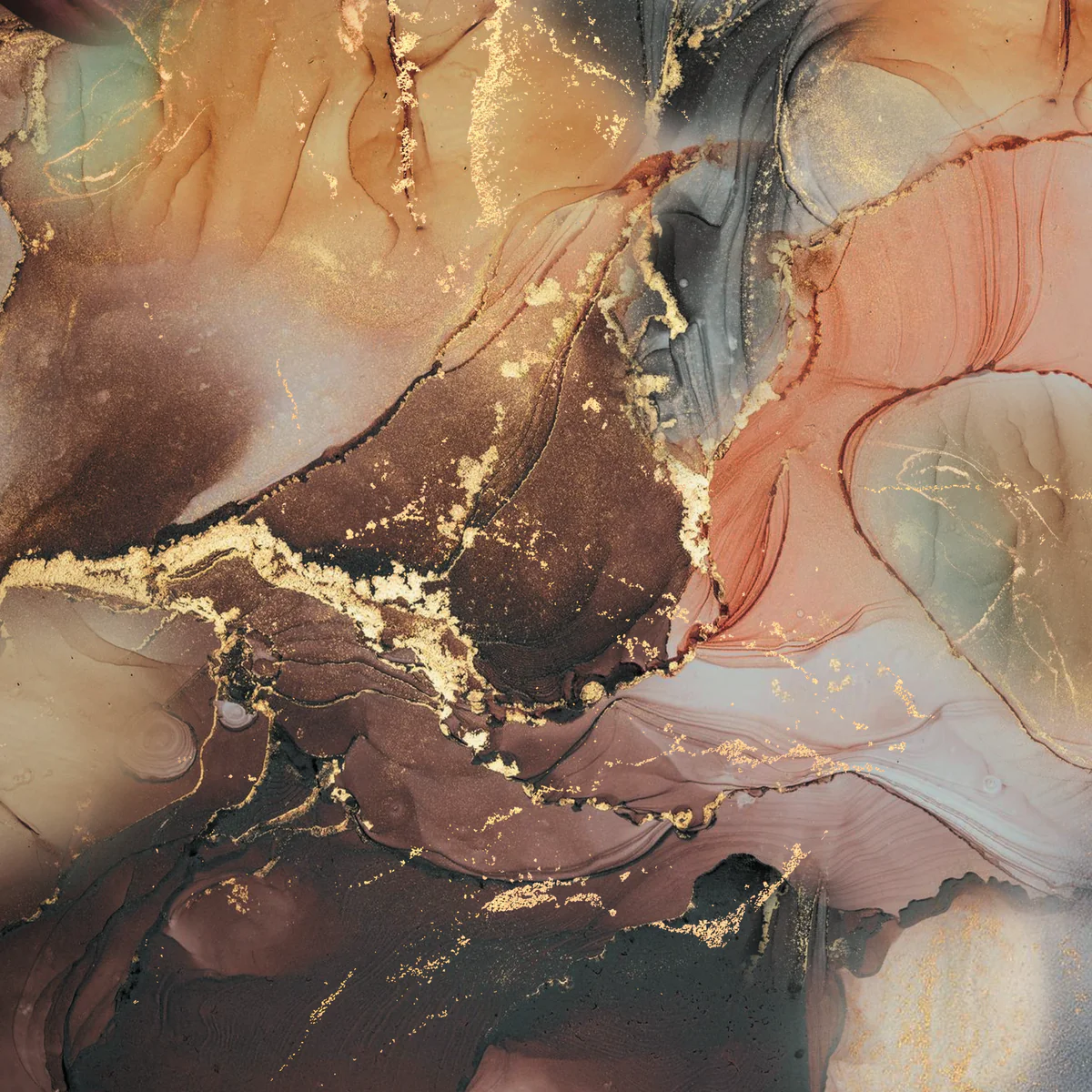 Crafter's Companion Foiled Paper – Imperial Topaz paperilehtiö (kultafoilaus) 30 x 30 cm - Image 13