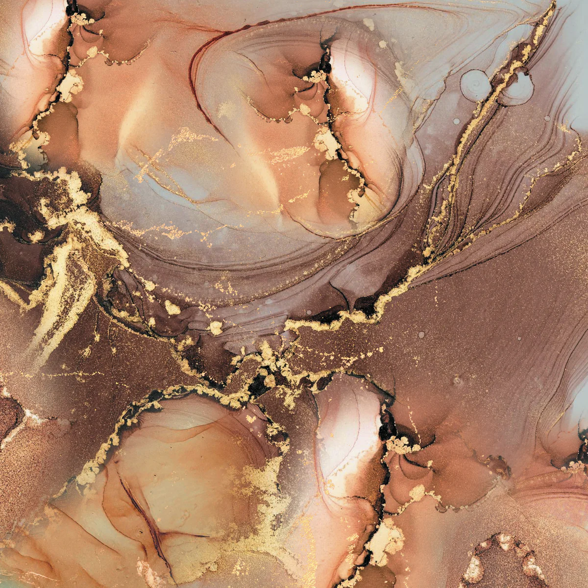 Crafter's Companion Foiled Paper – Imperial Topaz paperilehtiö (kultafoilaus) 30 x 30 cm - Image 14