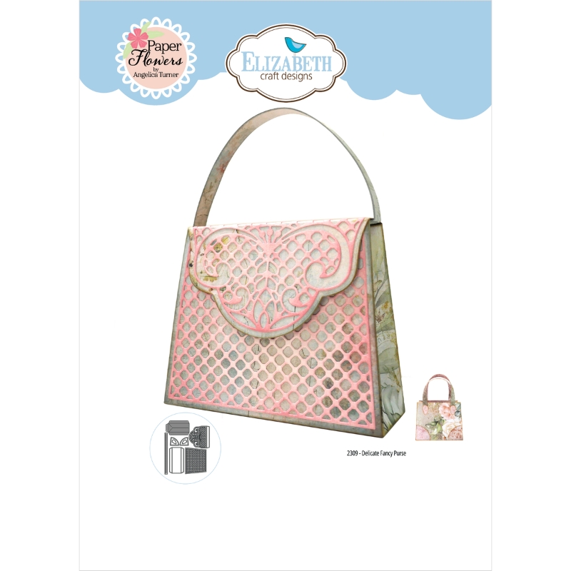 Elizabeth Craft Designs stanssi – DELICATE FANCY PURSE 3D