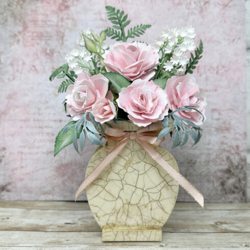 Elizabeth Craft Designs stanssi DELICATE FANCY VASE7
