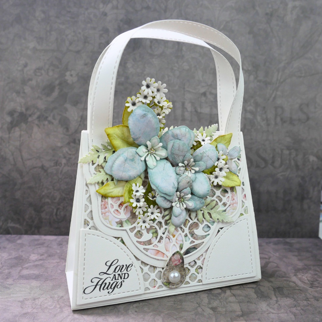 Elizabeth Craft Designs stanssi – DELICATE FANCY PURSE 3D - Image 6