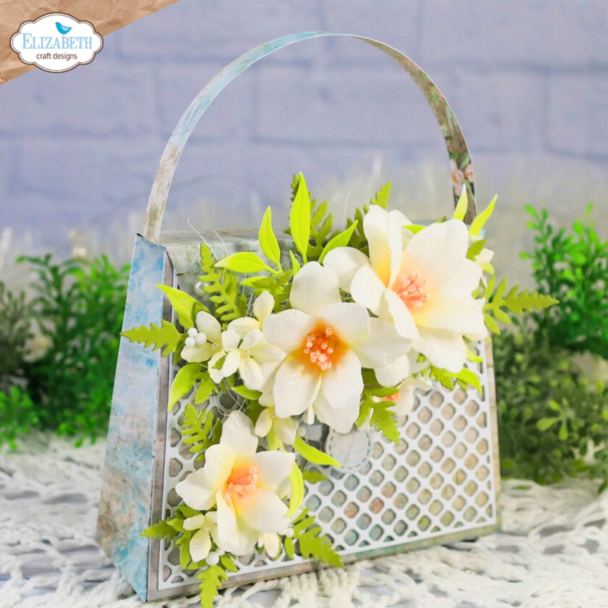 Elizabeth Craft Designs stanssi – DELICATE FANCY PURSE 3D - Image 9
