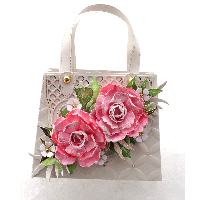 Elizabeth Craft Designs stanssi – DELICATE FANCY PURSE 3D - Image 8