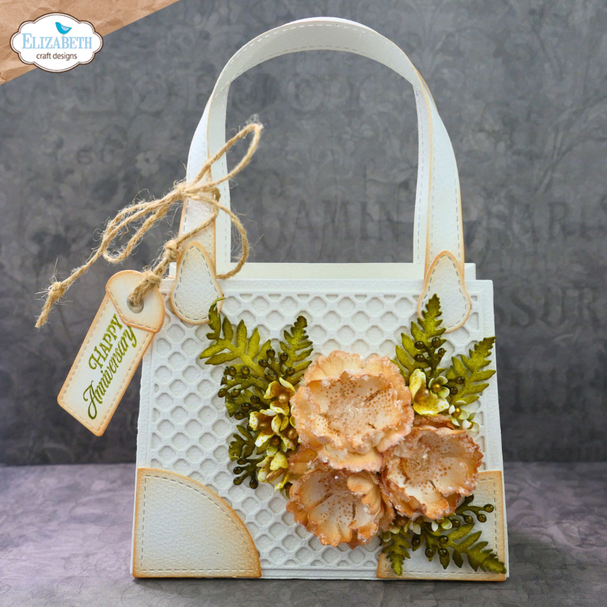 Elizabeth Craft Designs stanssi – DELICATE FANCY PURSE 3D - Image 10