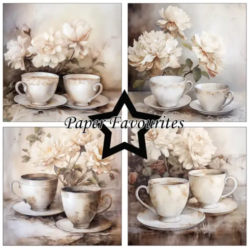 Paper Favourites Cup of Coffee paperilajitelma 15 x 15 cm