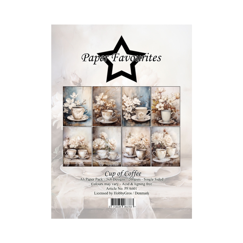 Paper Favourites – Cup of Coffee paperilajitelma A6