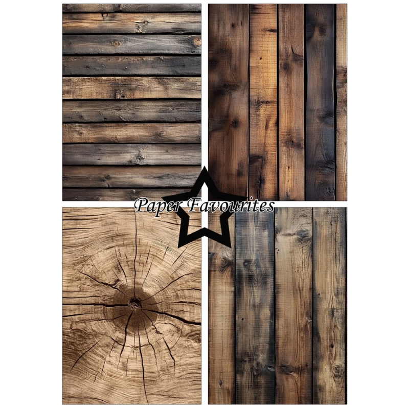 Paper Favourites – Wood paperilajitelma A5 - Bild 3