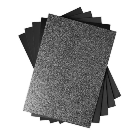 Sizzix Surfacez Opulent Cardstock Charcoal kartonkilajitelma