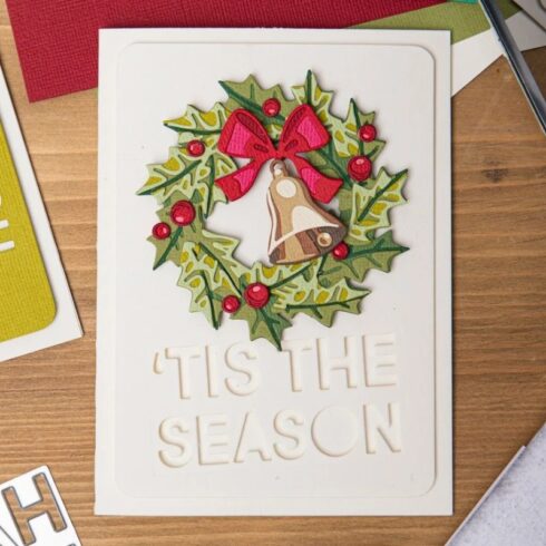 Sizzix Tim Holtz Thinlits Colorize stanssi YULETIDE 1