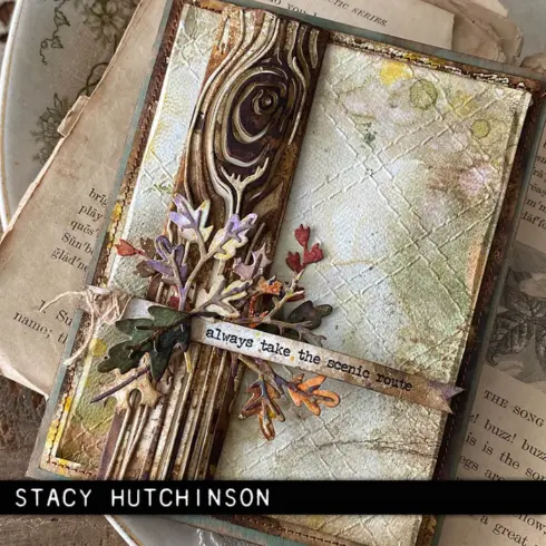 Sizzix Tim Holtz Thinlits Colorize stanssi – WOODGRAIN 1