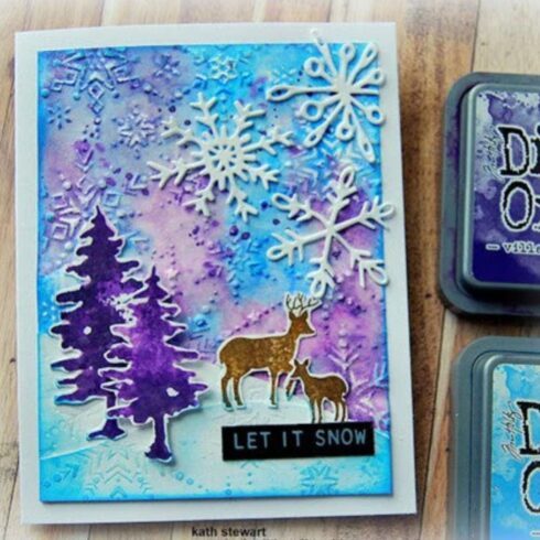 Sizzix Tim Holtz Thinlits stanssi SCRIBBLY SNOWFLAKES