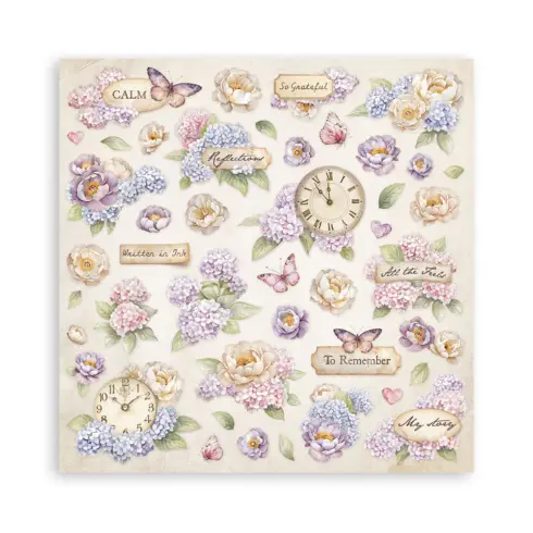 Stamperia Quiet Days Maxi paperilajitelma 1