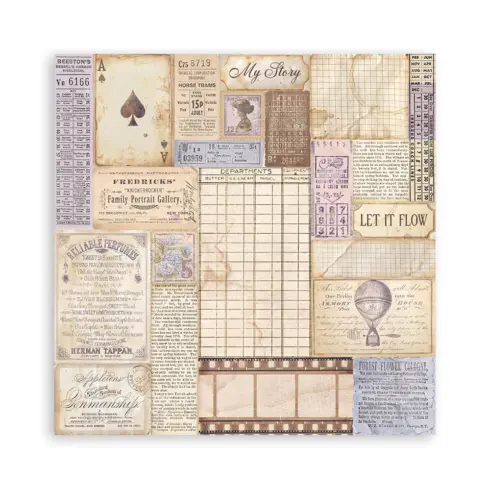 Stamperia Quiet Days Maxi paperilajitelma 16