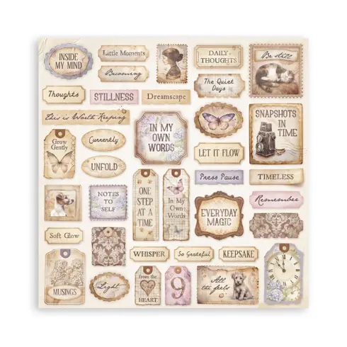 Stamperia Quiet Days Maxi paperilajitelma 20
