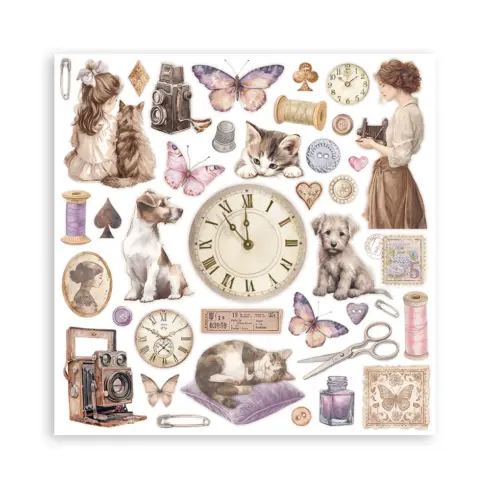 Stamperia Quiet Days Maxi paperilajitelma 22
