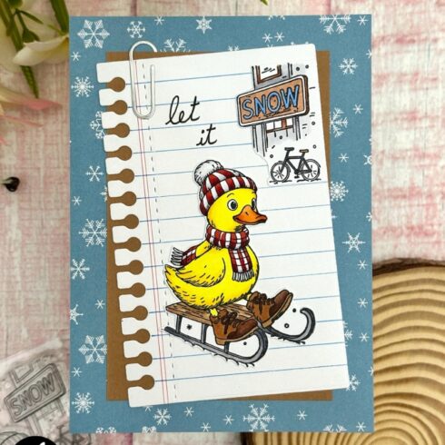 Studio Light Coloring Clear Stamp Duck leimasin 1