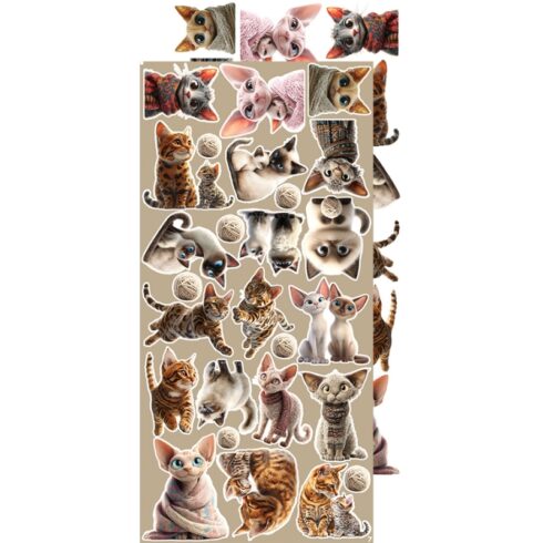 Craft OClock Creative Extras Set Cats leikekuvat 3