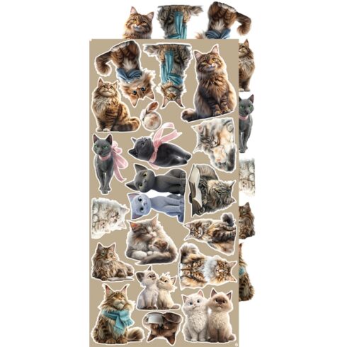 Craft OClock Creative Extras Set Cats leikekuvat 4