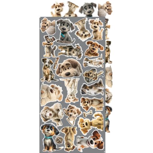Craft OClock Creative Extras Set Dogs leikekuvat 15 x 30 cm 3