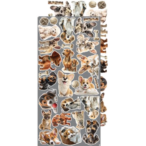 Craft OClock Creative Extras Set Dogs leikekuvat 15 x 30 cm 4